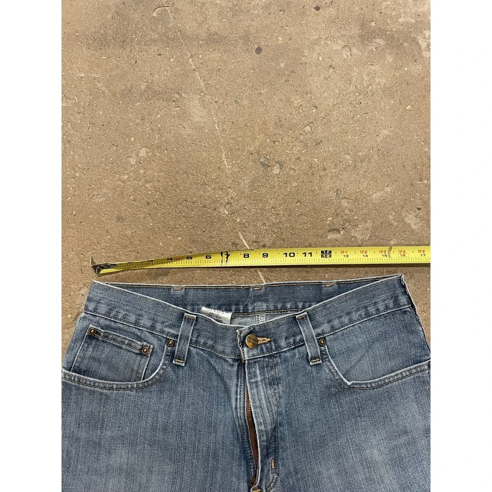 Carhartt‎ Jeans Mens 33x30 Blue Relaxed Fit Straight Leg Workwear 101483-988